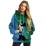 tulane green wave minnie mouse green hoodie best selling