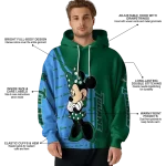 tulane green wave minnie mouse green hoodie best selling