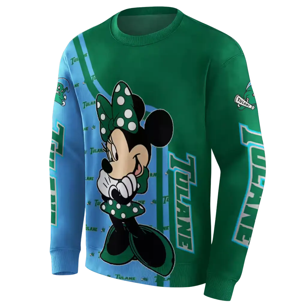 tulane green wave minnie mouse green hoodie new arrival tulane green wave minnie mouse green hoodie new arrival