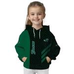 tulane green wave monogram pattern green hoodie best selling