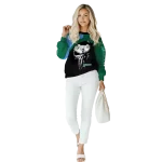 tulane green wave skull punisher blue black hoodie best selling