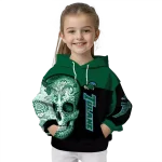 tulane green wave sugar skull green black hoodie best selling