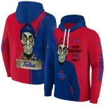 tulsa golden hurricane achmed skull blue hoodie best selling