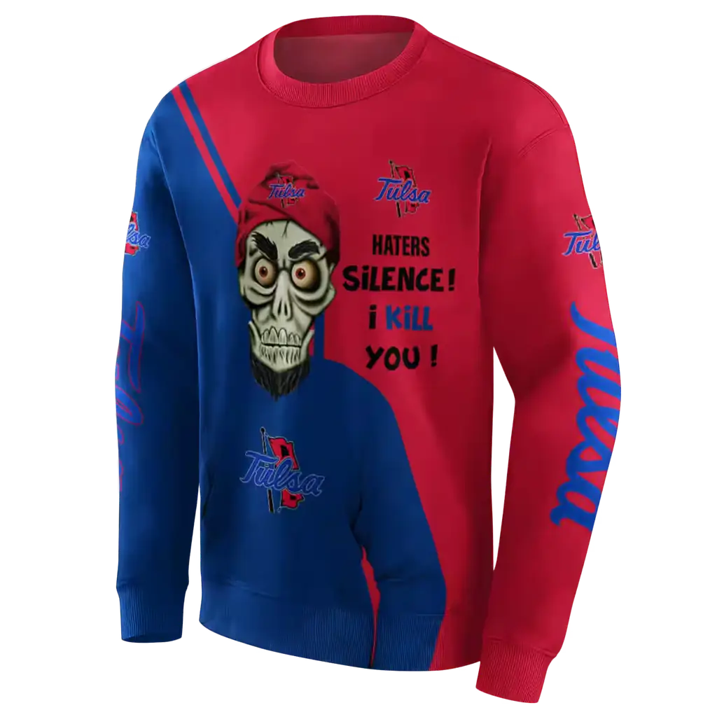 tulsa golden hurricane achmed skull blue hoodie new arrival tulsa golden hurricane achmed skull blue hoodie new arrival