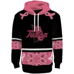 tulsa golden hurricane awareness ribbon black pink hoodie best selling