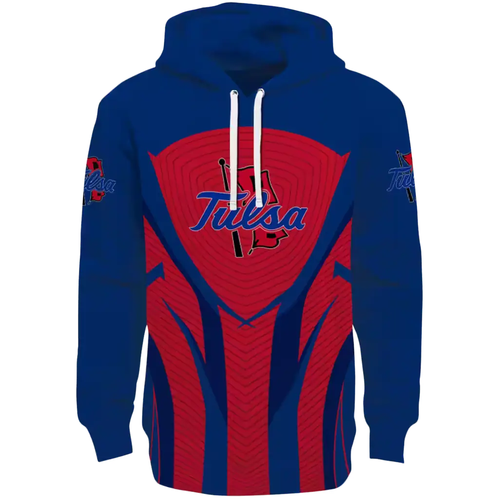 tulsa golden hurricane concentric lines blue black hoodie best selling tulsa golden hurricane concentric lines blue black hoodie best selling
