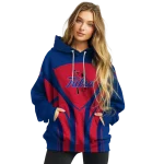 tulsa golden hurricane concentric lines blue black hoodie best selling