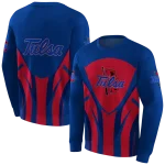 tulsa golden hurricane concentric lines blue black hoodie best selling
