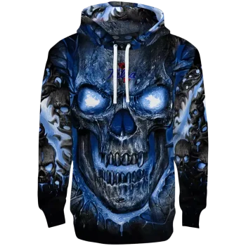tulsa golden hurricane demonic skull blue black hoodie best selling