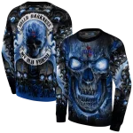 tulsa golden hurricane demonic skull blue black hoodie best selling