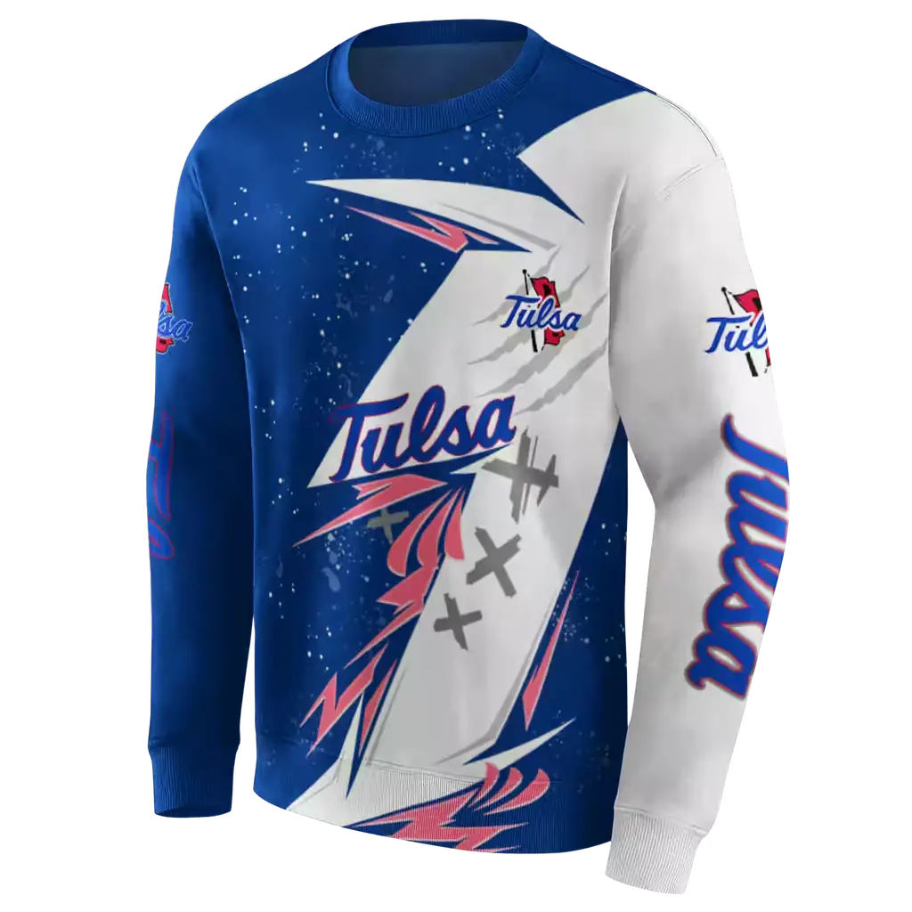 tulsa golden hurricane dynamic slash blue white hoodie new arrival tulsa golden hurricane dynamic slash blue white hoodie new arrival