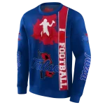 tulsa golden hurricane football heartbeat blue hoodie best selling
