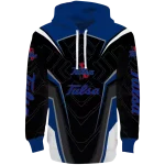 tulsa golden hurricane futuristic pattern blue black hoodie best selling