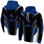 tulsa golden hurricane futuristic pattern blue black hoodie best selling