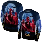 tulsa golden hurricane halloween vibes blue black hoodie best selling