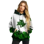 tulsa golden hurricane lucky motif white green hoodie best selling