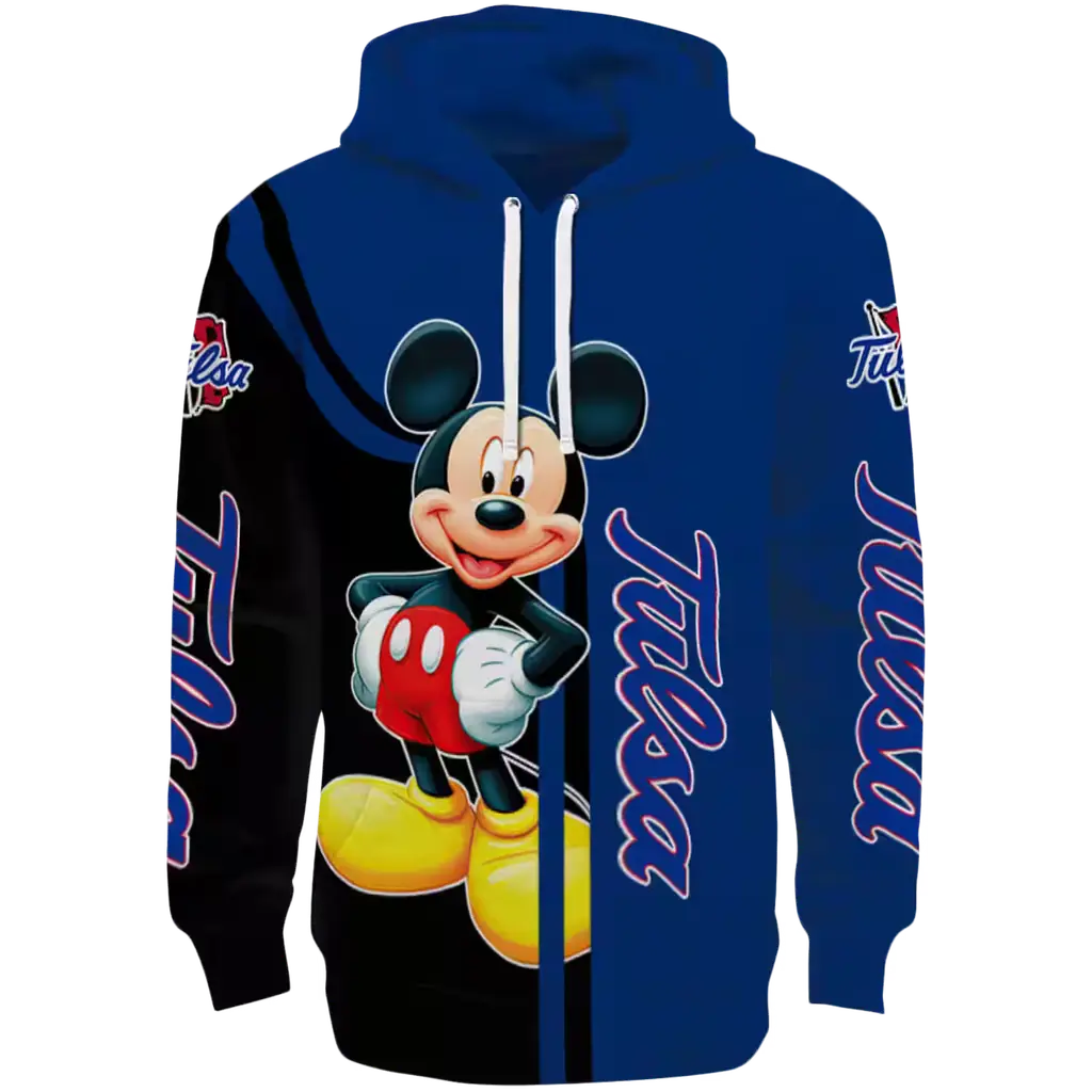 tulsa golden hurricane mickey mouse blue black hoodie best selling tulsa golden hurricane mickey mouse blue black hoodie best selling