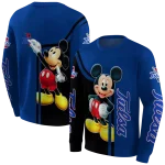 tulsa golden hurricane mickey mouse blue black hoodie best selling