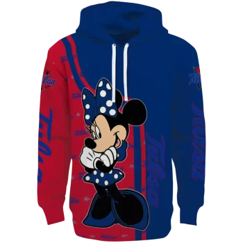 tulsa golden hurricane minnie mouse blue hoodie best selling