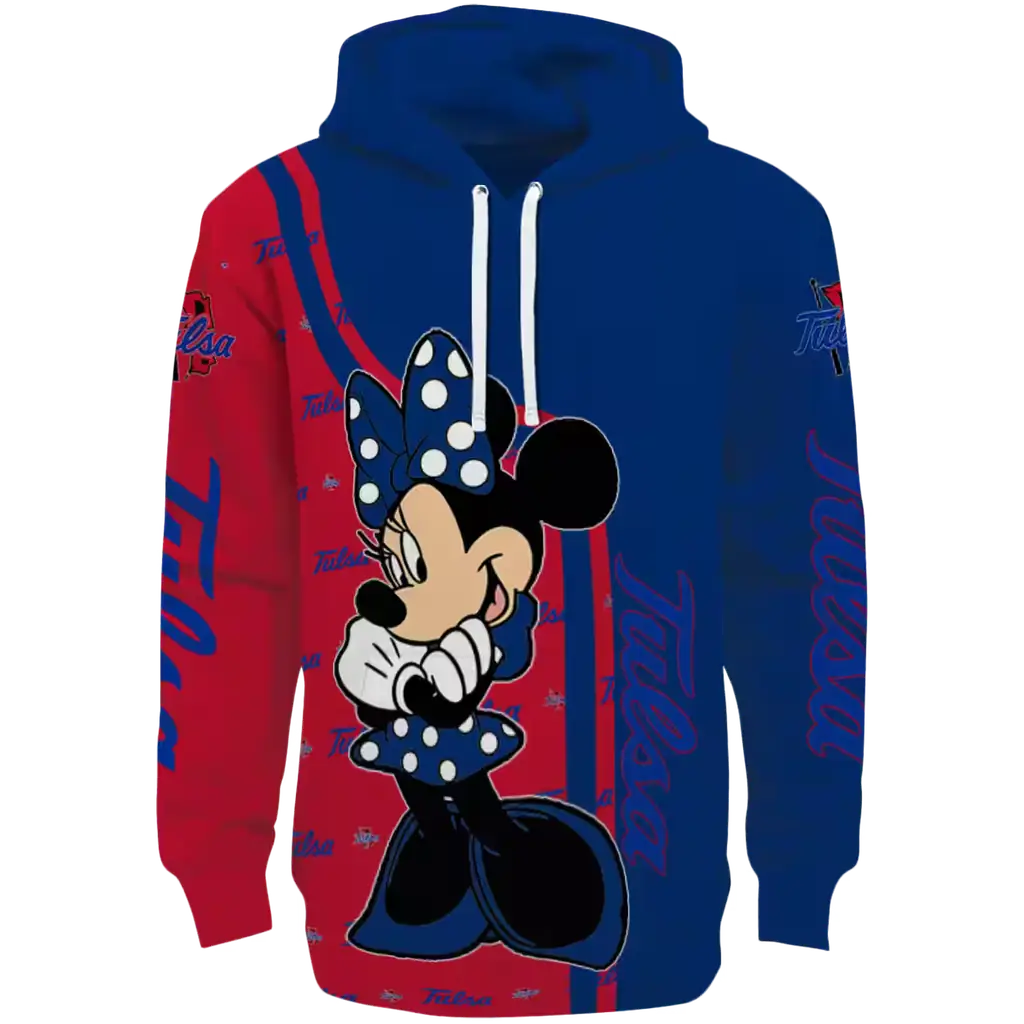 tulsa golden hurricane minnie mouse blue hoodie best selling tulsa golden hurricane minnie mouse blue hoodie best selling