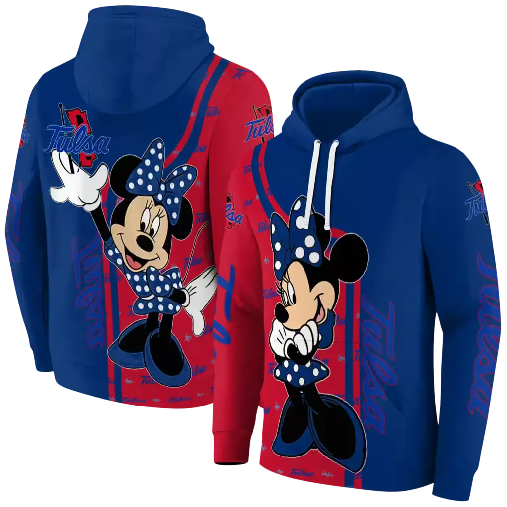 tulsa golden hurricane minnie mouse blue hoodie fashion forward tulsa golden hurricane minnie mouse blue hoodie fashion forward