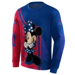 tulsa golden hurricane minnie mouse blue hoodie best selling