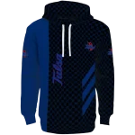 tulsa golden hurricane monogram pattern blue hoodie best selling