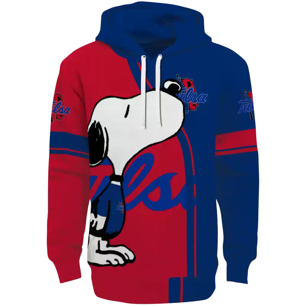 tulsa golden hurricane playful snoopy blue hoodie best selling tulsa golden hurricane playful snoopy blue hoodie best selling