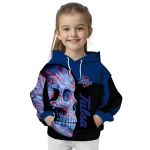 tulsa golden hurricane skull motif blue black hoodie best selling