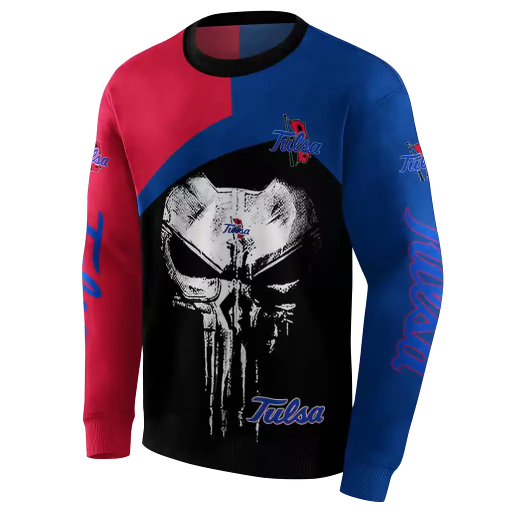 tulsa golden hurricane skull punisher red black hoodie new arrival tulsa golden hurricane skull punisher red black hoodie new arrival
