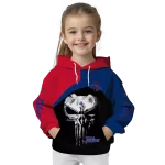 tulsa golden hurricane skull punisher red black hoodie best selling