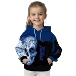 tulsa golden hurricane sugar skull blue black hoodie best selling