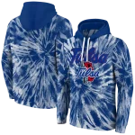 tulsa golden hurricane tie dye pattern blue hoodie best selling