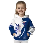 tulsa golden hurricane triangular pattern blue white hoodie best selling