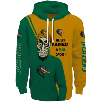 uab blazers achmed skull green hoodie best selling