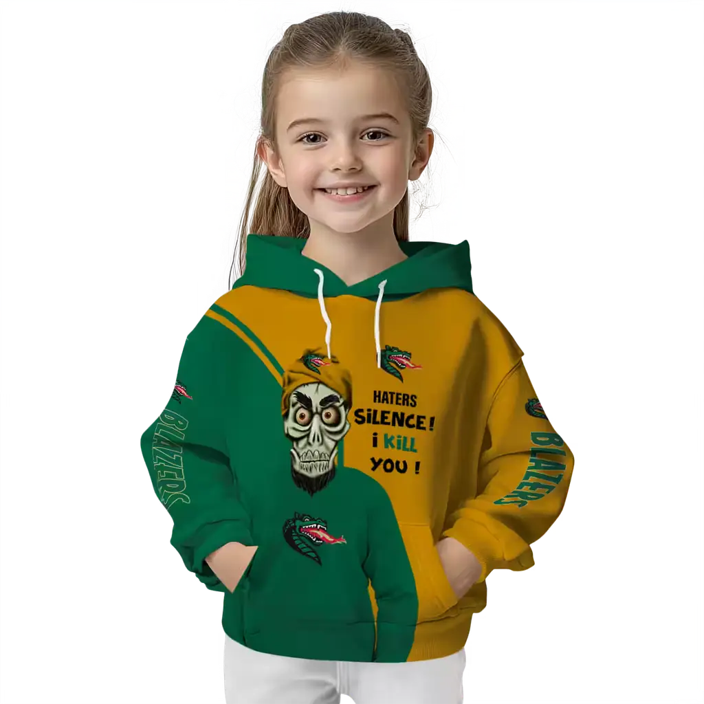 uab blazers achmed skull green hoodie top rated uab blazers achmed skull green hoodie top rated