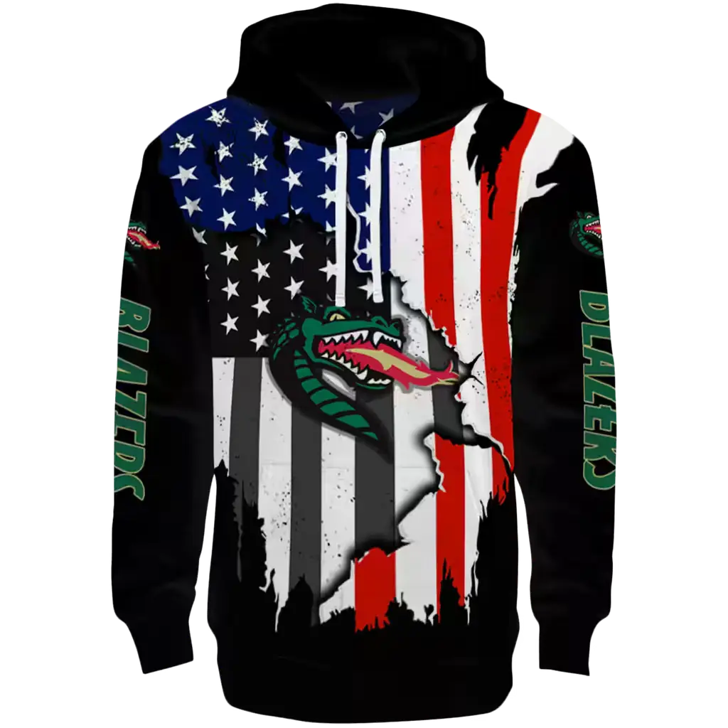 uab blazers american pride black hoodie best selling uab blazers american pride black hoodie best selling