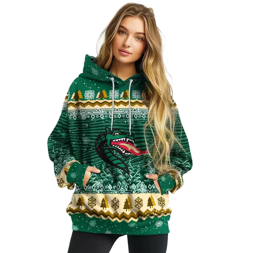 uab blazers christmas trees green hoodie high quality uab blazers christmas trees green hoodie high quality
