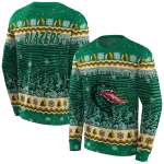 uab blazers christmas trees green hoodie best selling