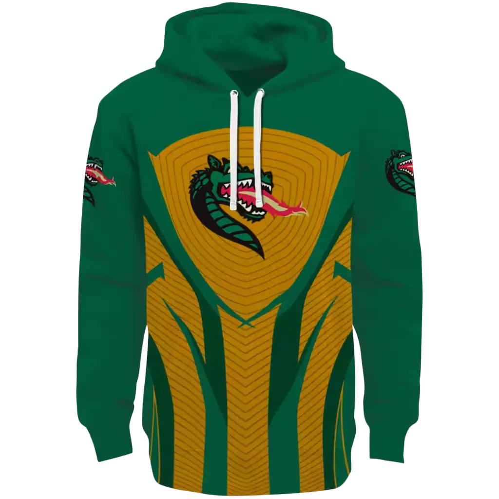 uab blazers concentric lines green black hoodie best selling uab blazers concentric lines green black hoodie best selling