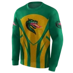 uab blazers concentric lines green black hoodie best selling