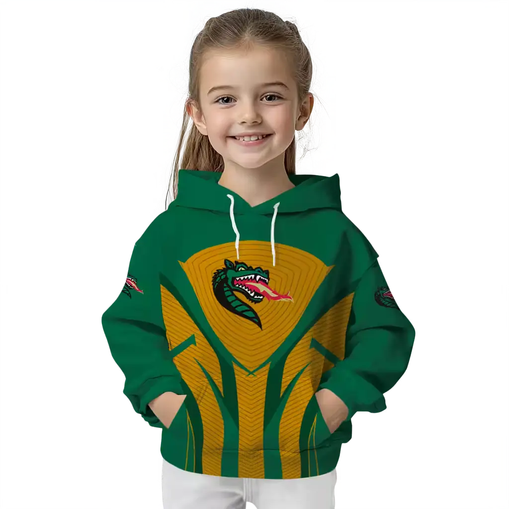 uab blazers concentric lines green black hoodie top rated uab blazers concentric lines green black hoodie top rated