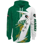 uab blazers dynamic slash green white hoodie best selling