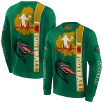 uab blazers football heartbeat green hoodie best selling