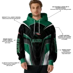 uab blazers futuristic pattern green black hoodie best selling