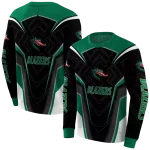 uab blazers futuristic pattern green black hoodie best selling