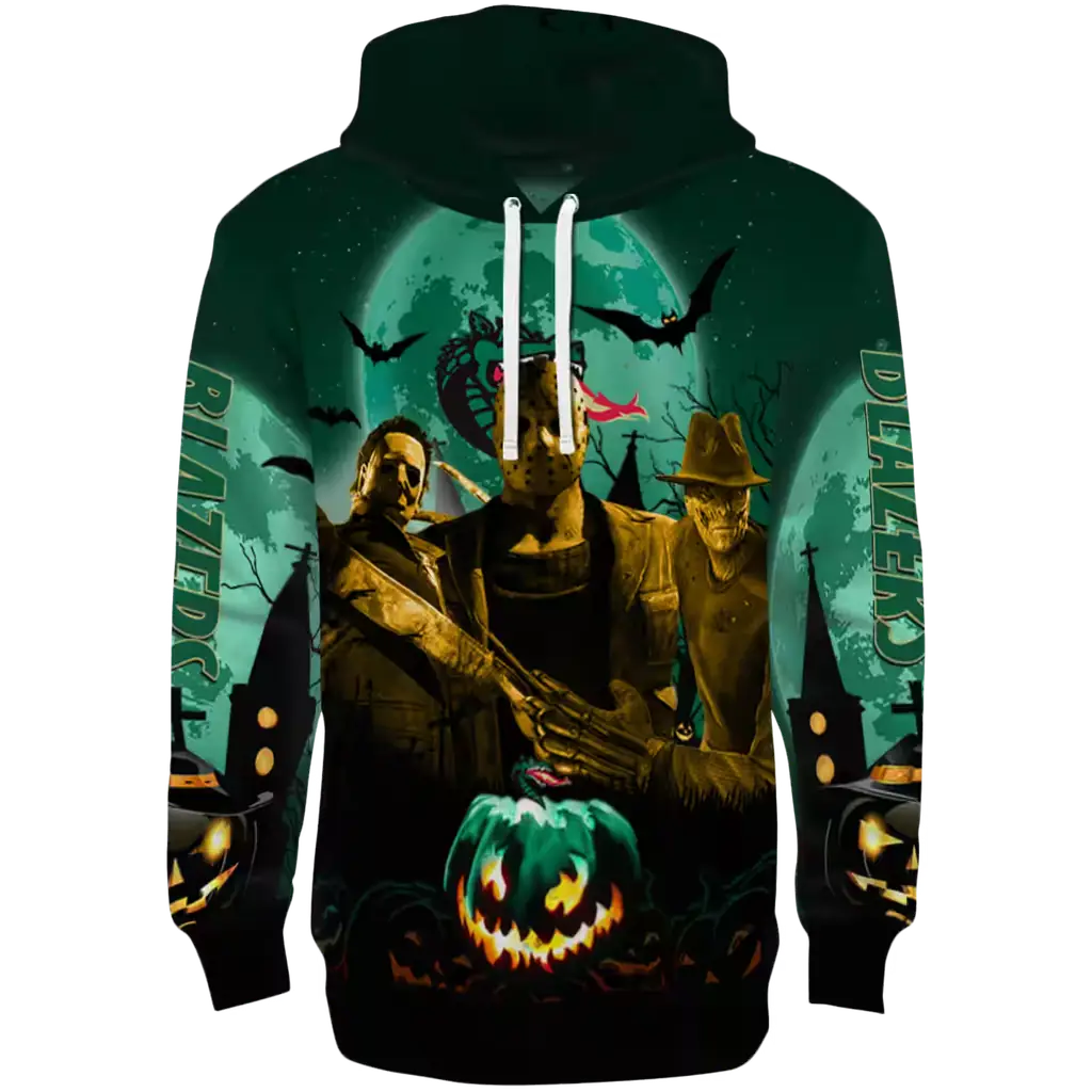 uab blazers halloween vibes green black hoodie best selling uab blazers halloween vibes green black hoodie best selling