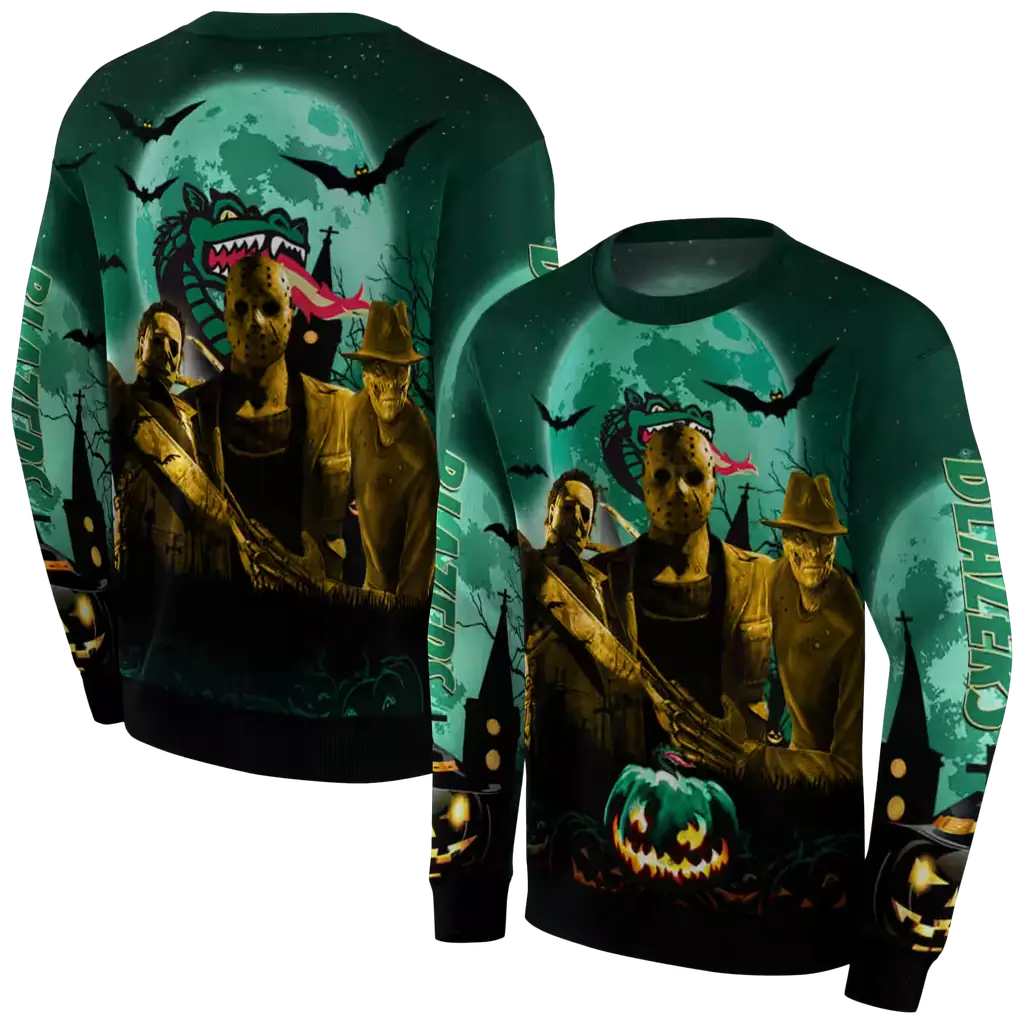 uab blazers halloween vibes green black hoodie premium grade uab blazers halloween vibes green black hoodie premium grade