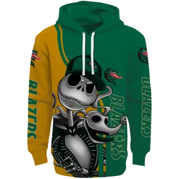 uab blazers jack skellington green hoodie best selling