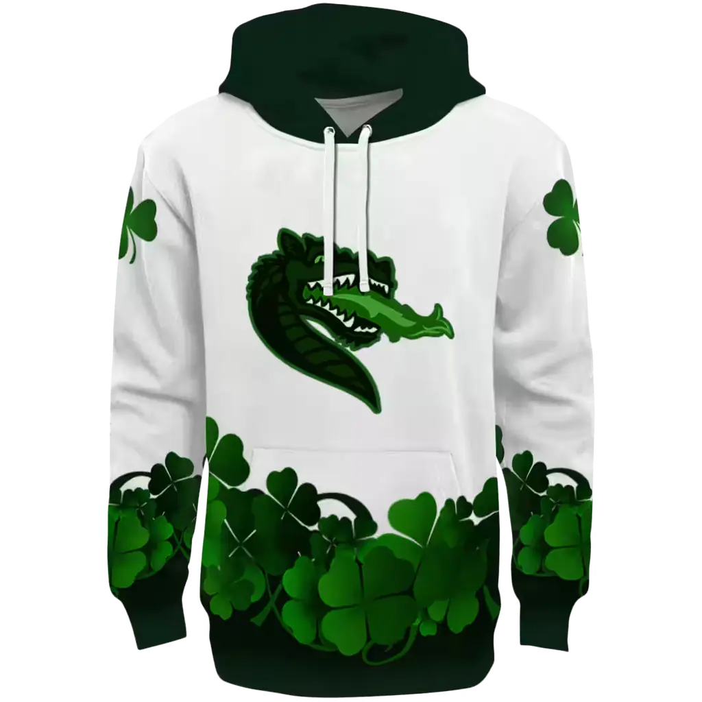 uab blazers lucky motif white green hoodie best selling uab blazers lucky motif white green hoodie best selling